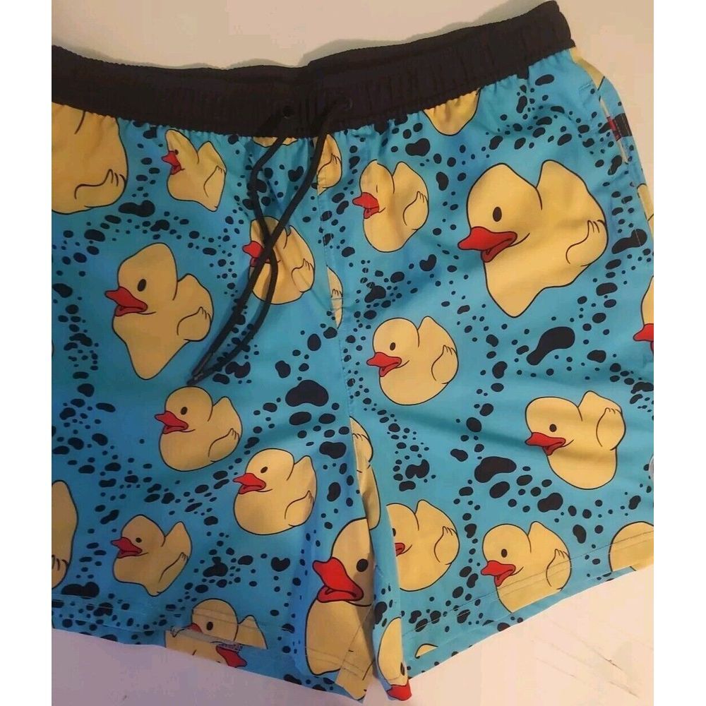 Neff Brand Rubber Ducks Print Shorts Size Extra Large (40-42) With Pockets